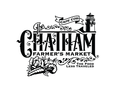 CHATHAM FARMER'S MARKET calligraphy cap cod farmers font food market type typography