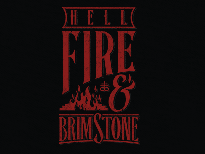 Hell Fire brimstone calligraphy fire font hell type typography