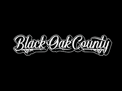 Black Oak County Type calligraphy district north design font http:www.districtnorthdesign.com new hampshire nick beaulieu type typography