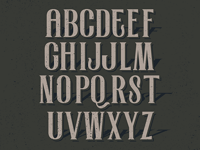 Summer Serpent custom font type typography