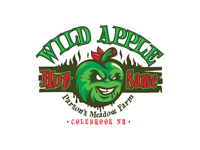 Wild Apple (Hot Sauce) district north design http:www.districtnorthdesign.com new hampshire nick beaulieu