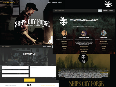 Ships Coy Forge Branding Web district north design http:www.districtnorthdesign.com new hampshire nick beaulieu