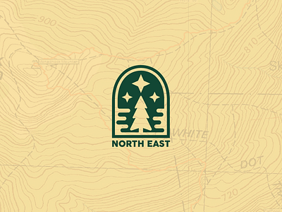 North East Logo district north design http:www.districtnorthdesign.com logo mountain new hampshire nick beaulieu north north east star tree