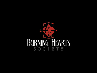 Burning Heart Logo burning district north design fire flame hate heart http:www.districtnorthdesign.com logo love new hampshire nick beaulieu sword