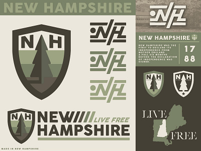 New Hampshire Branding branding district north district north design forest http:www.districtnorthdesign.com life free ne new england new hampshire nh north east tree