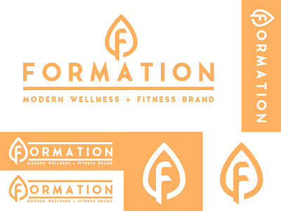 Formation2 branding design district north design fitness graphic design hire http:www.districtnorthdesign.com leaf live new england new hampshire wellness