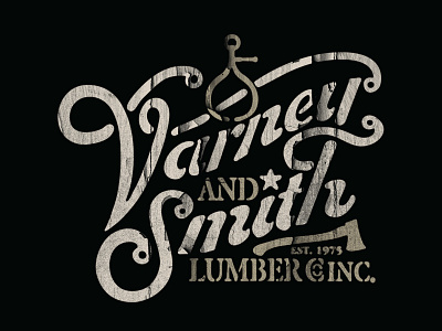 Varney And Smith (Update) 2018 branding calligraphy custom design district north design font graphic design http:www.districtnorthdesign.com illustration logo new hampshire nick beaulieu type typography vintage