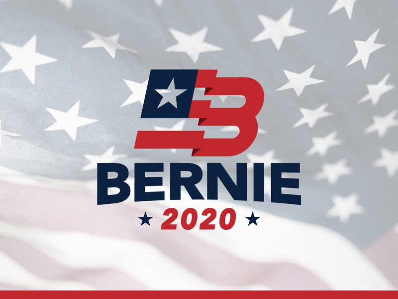 Feel the Burn 2020 bernie berniesanders branding district north design election goverment http:www.districtnorthdesign.com logo new hampshire nick beaulieu sanders type vermont