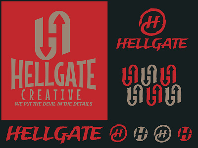 Hellgate Creative branding design district north design http:www.districtnorthdesign.com illustration nick beaulieu