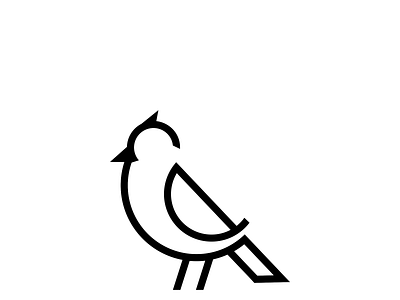 Bird branding graphic design logo simple