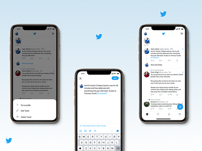 Twitter Edit Button design mobile ui ux