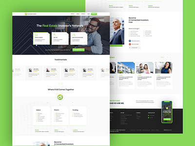 CIX Connected Investors Homepage Design brand branding design designer designs ui ux wordpress wordpress design wordpress theme