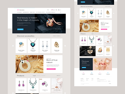 Bello Jewels - Jewelry and Gemstones WordPress Web Design Mockup brand branding design designer designs jewelry jewels ui ux wordpress wordpress design wordpress theme