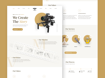 Cassian Film Custom Website Design WordPress