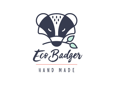 Eco Badger - logo brand identity branding eco ecology logo logo design nature shop
