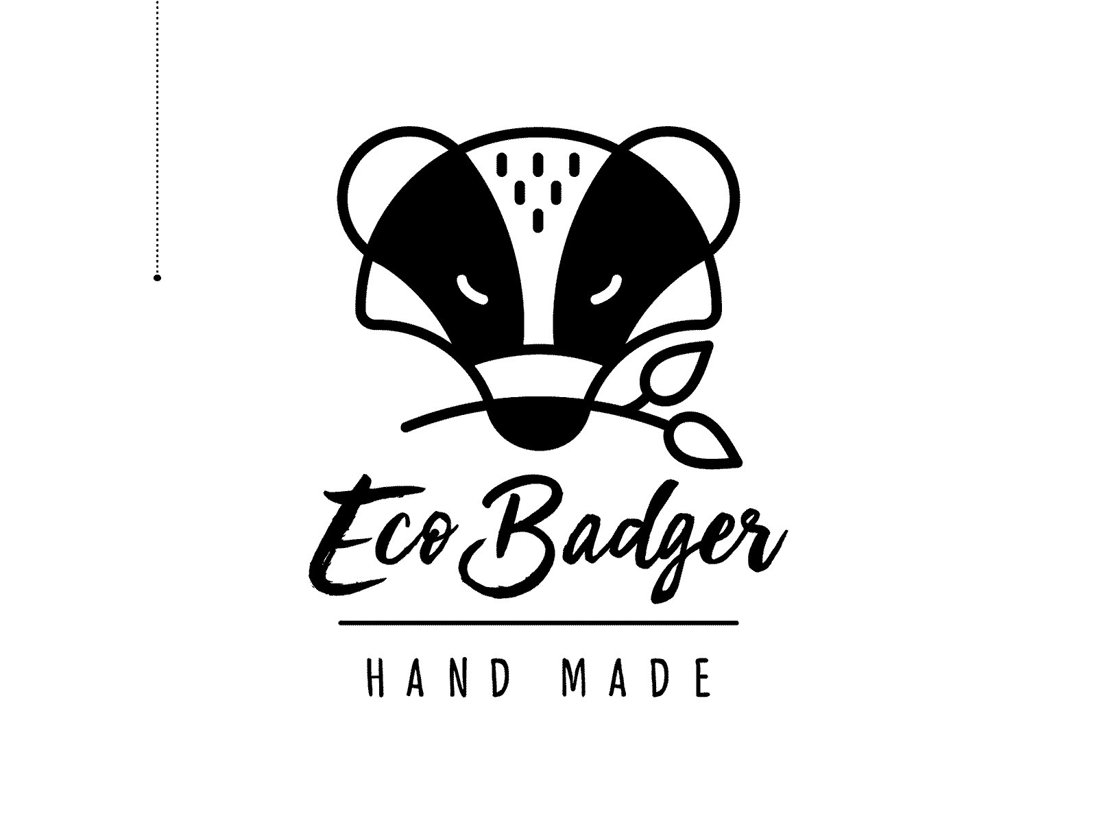 Eco Badger Positive/Negative brand design brand identity branding design eco ecology logo logo design nature shop