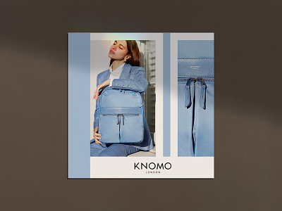 Knomo Advert Poster advertising bags design fashion