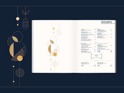 Il Forno Core Menu - Desserts brand design branding design illustration layout marketing menu menu design restaurant vector