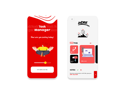 Task Manager adobe adobe illustrator android app branding dribbble figma ios minimal task manager trending uiux vector