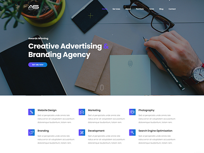 I will create responsive web design bootstrap 4 creative creative landing page design css animation design html template landing page template web design website design