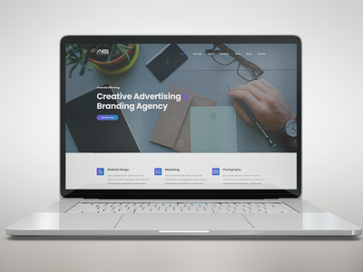 Abu - One Page Creative Advertising Website Template clean multipurpose manager studio