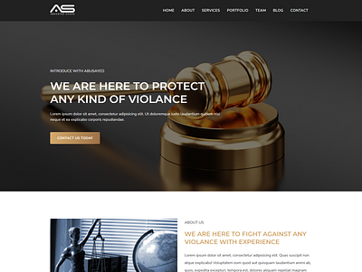 Abusayed - Law Firm HTML Template judge wealth planning