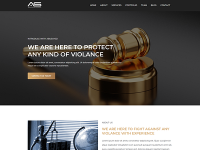 Abusayed - Law Firm HTML Template