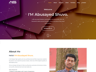 Shuvo Personal Portfolio Template