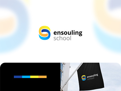 Ensouling School Logo brand design branding design graphic design logo logomark modern school