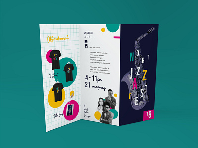 Official brochure Nort Jazz Festival 2018 branding design