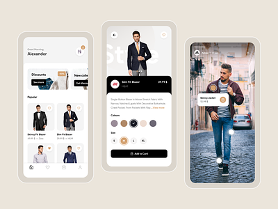 Fashion E-commerce App clean clothes clothing design e-commerce e-commerce app ecommerce fashiom brand fashion fashion app minimal mobile mobile app outfit shopping simple ui ux