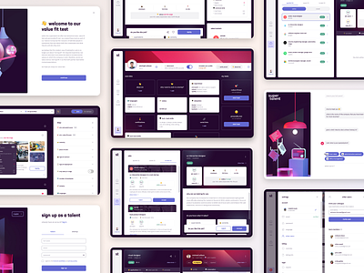 supertalent - Web Application clean desktop hiring job job application job board job finder job listing jobs minimal product design saas simple ui ux web app web application