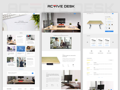 Activedesk landing page clean landing page table ui ux webdesign