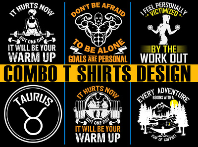 Combo T shirt design pack - 2 design graphic new t shirt t shirt t shirt art t shirts template tshirt typohraphy vector