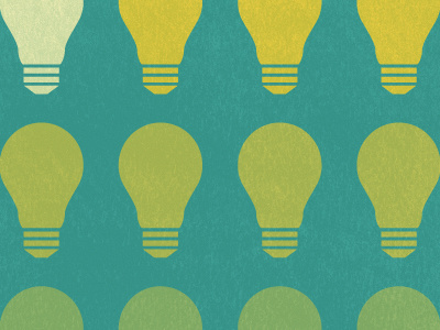 Lightbulbs illustration pattern