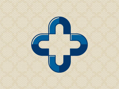 Symbol blue logo symbol