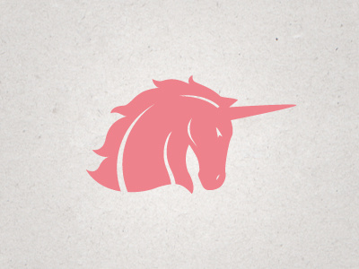 Unicorn Logo animal horse identity logo logo design mark pink unicorn