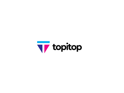 Topitop logo brand branding clean concept design dribblers graphic designer identity logo logo designer logo inspiration logomark minimal negative space shot simple logo unique