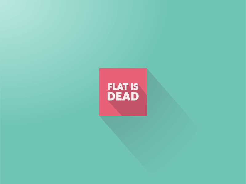 flat is dead | gif 2d animation after effects animation flat flat design gif loop motion graphics rebound