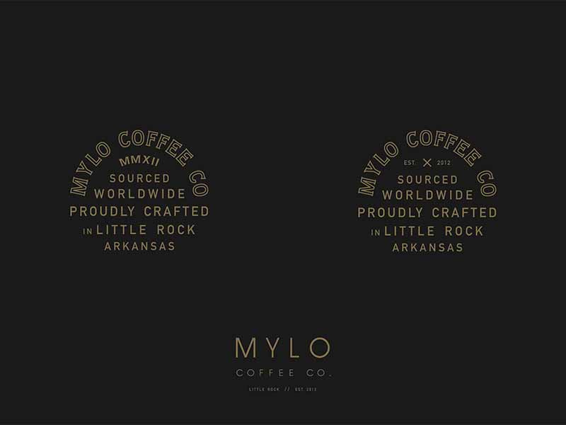 Textile Ideas emblem t-shirt branding coffee typography