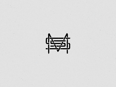 Sour Mash Saturday Monogram branding logo monogram texture typography