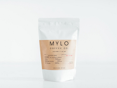 Mylo Coffee Packaging pt.1 coffee coffee packaging design layout package design print print design typography