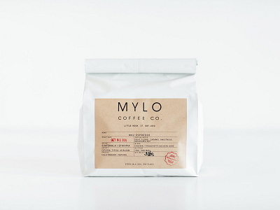 Mylo Coffee Packaging pt.3 coffee design layout package design print print design typography