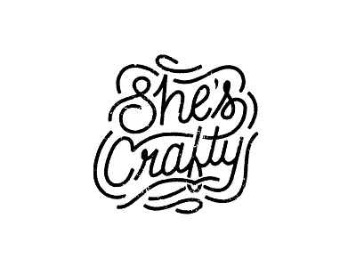She's Crafty T-Shirt Design beer branding craft beer design hand lettering lettering tshirt tshirt design type design typography