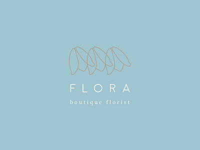 Flora brand & identity brand florist identity logo sketchapp