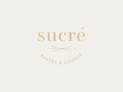 Sucré Logo bakery brand identity logo lounge sketchapp