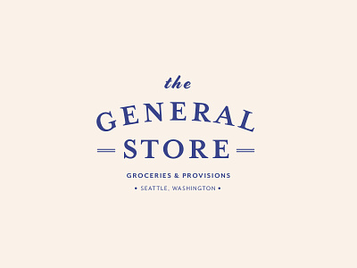 General Store Logo brand identity logo sketchapp typography