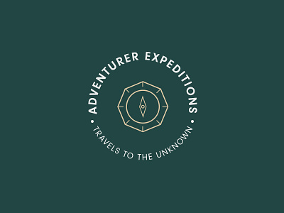 Adventurer Expeditions Logo adventurer brand identity logo sketchapp typography