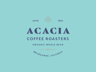 Acacia Logo brand coffee identity logo sketchapp typography