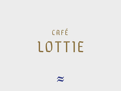 Cafe Lottie Logo brand cafe identity logo sketchapp typography